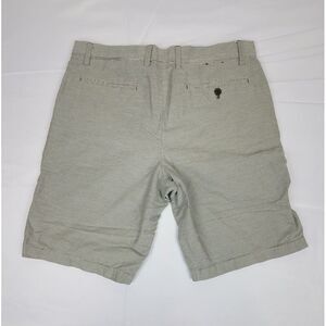 Banana Republic Shorts Mens 35.‎ Flat Front Striped Chino.